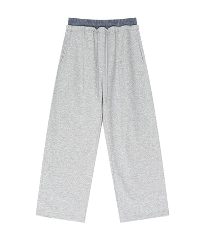HEATHER BOXER SWEATPANTS