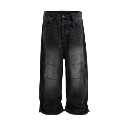 NOIR BAGGY BIKER DENIM